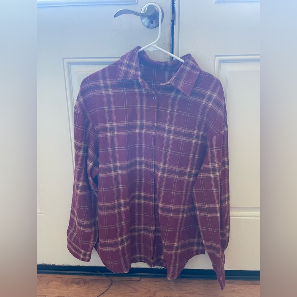 Oversized Red Flannel